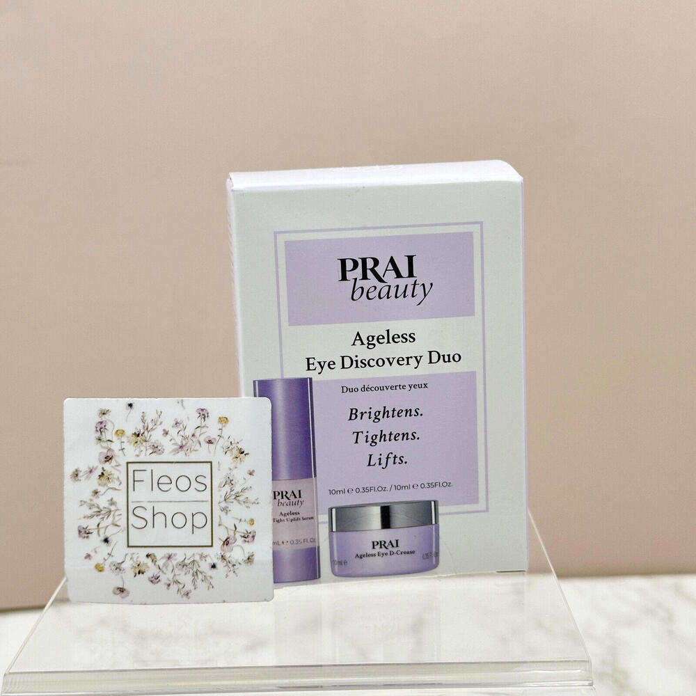 PRAI Ageless Eye Discovery Duo D-Crease + Uplift Serum